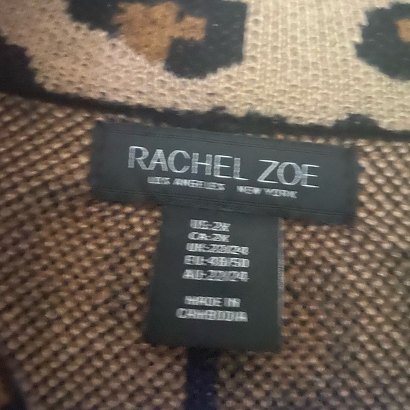 🐆 NWOT Rachel Zoe leopard sweater - Picture 4 of 8
